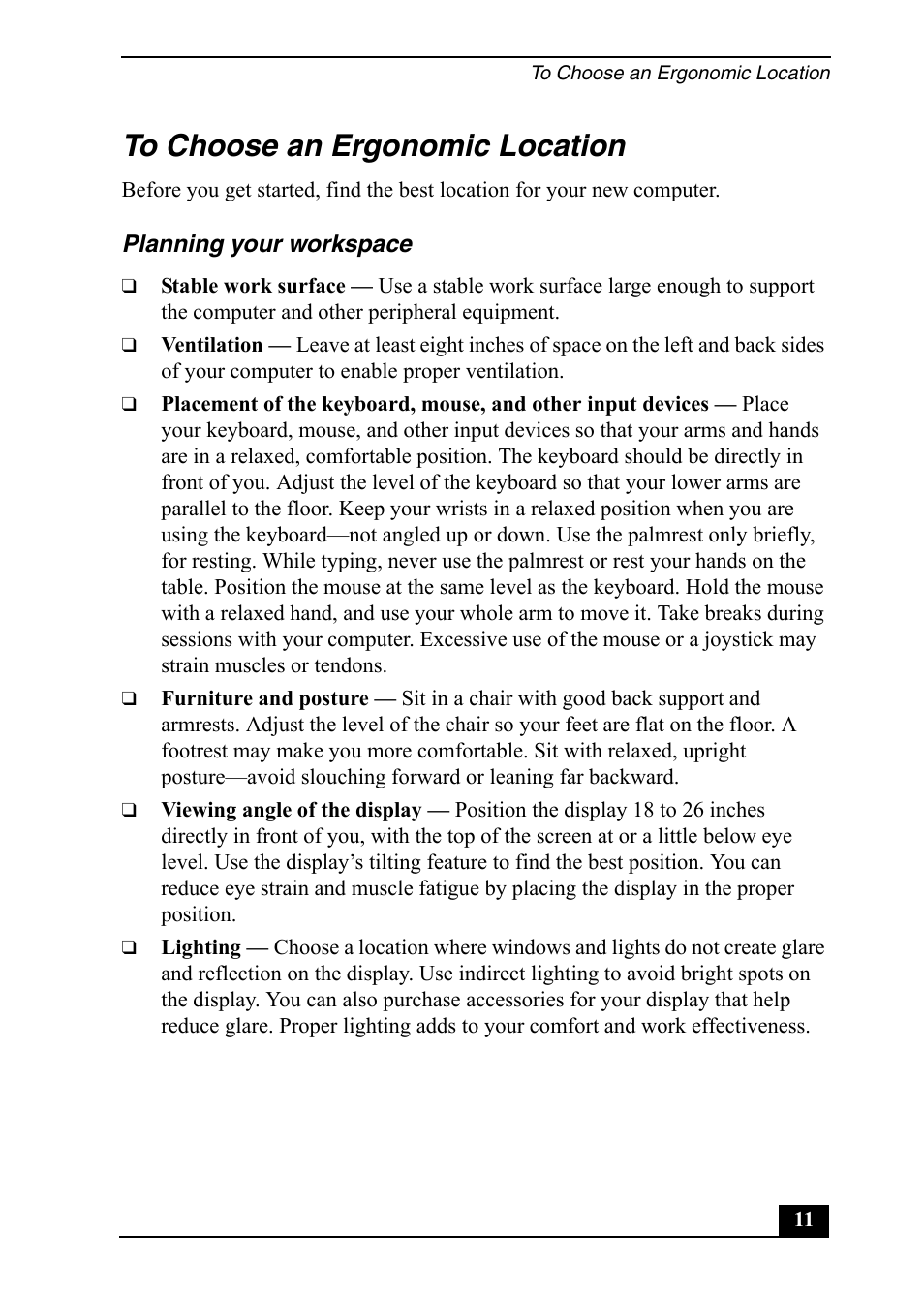 Sony Vaio Series User Manual | Page 11 / 72