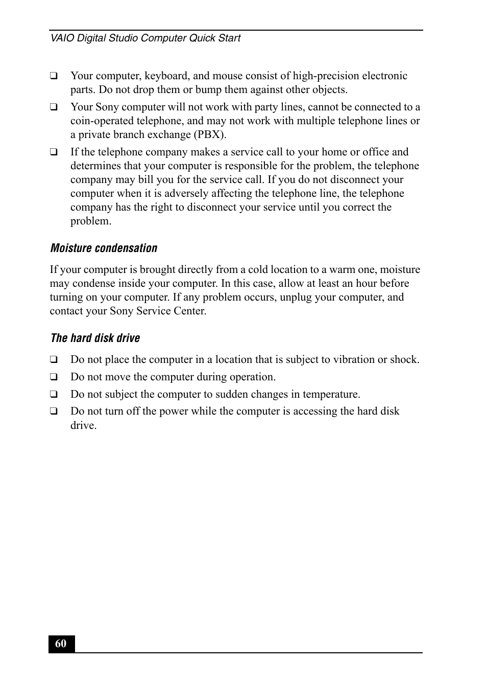 Sony Vaio Series User Manual | Page 60 / 72