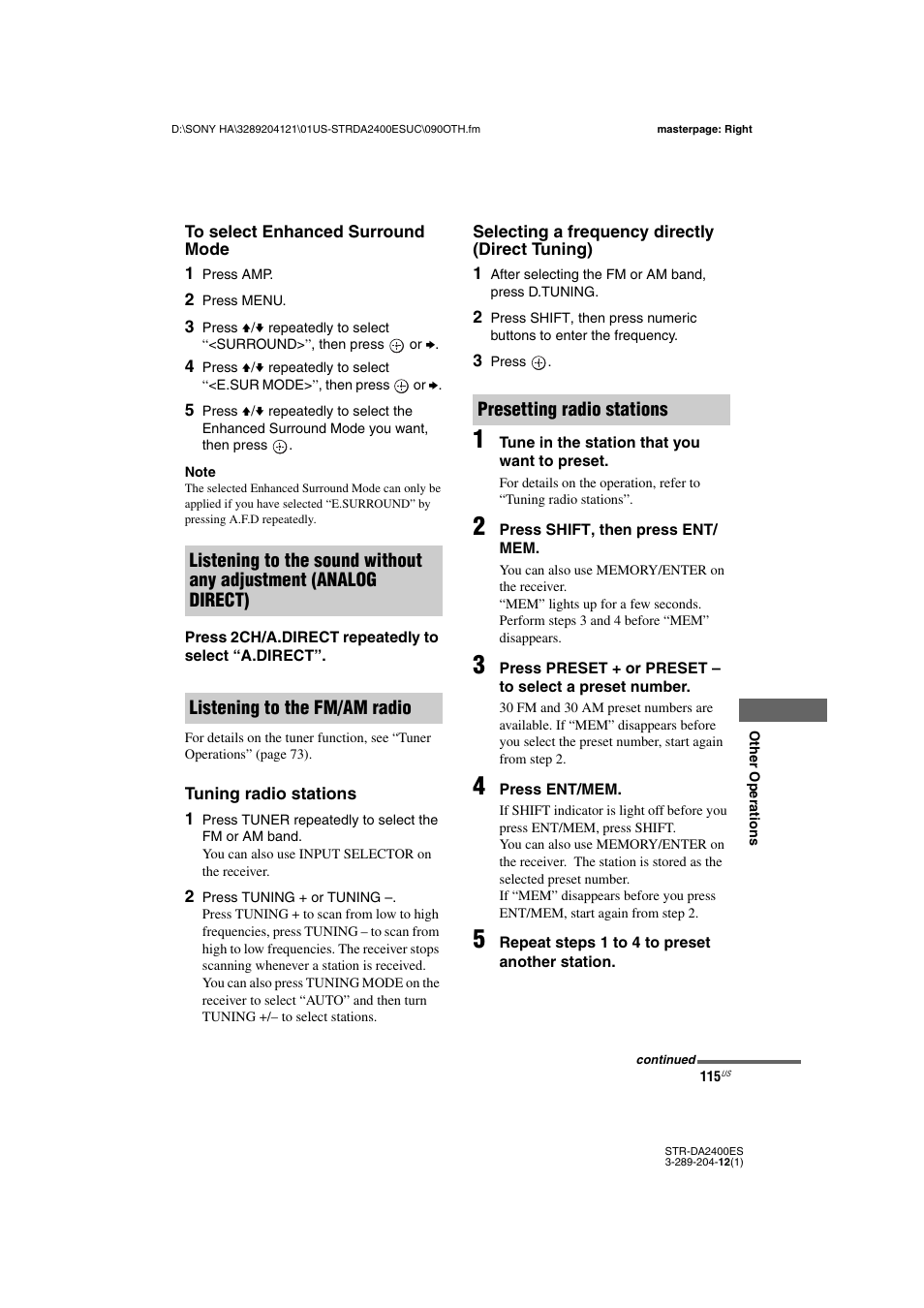 Sony 3-289-204-12(1) User Manual | Page 115 / 140