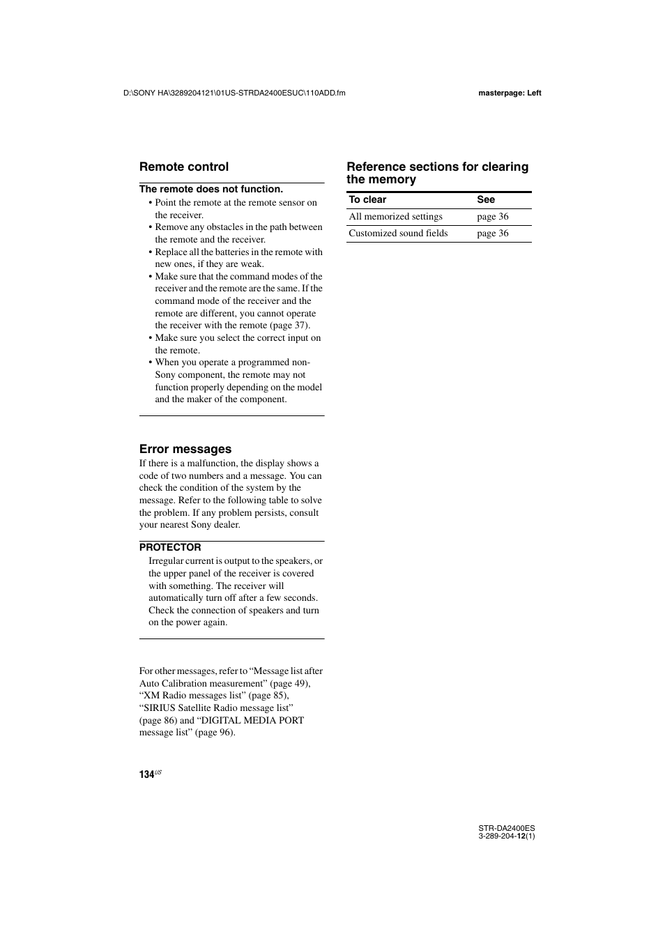 Sony 3-289-204-12(1) User Manual | Page 134 / 140