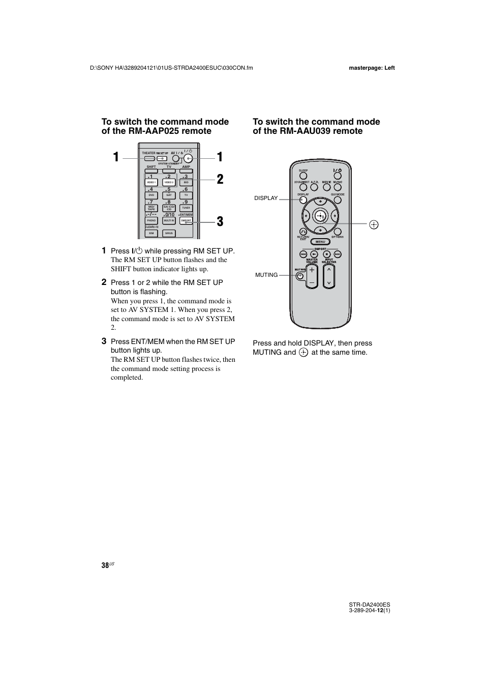 Sony 3-289-204-12(1) User Manual | Page 38 / 140