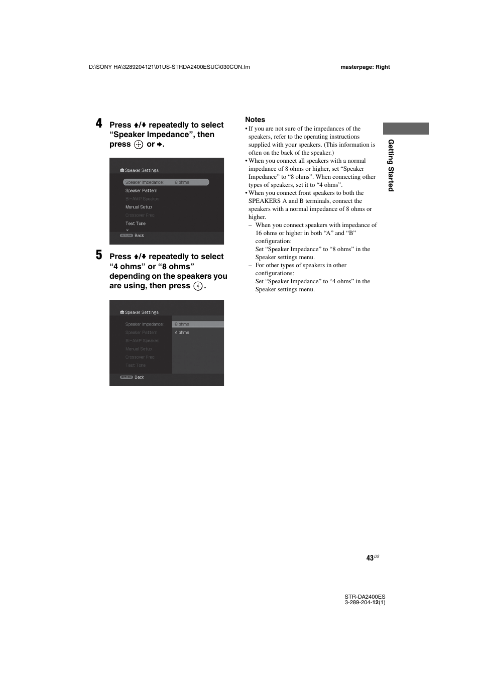 Sony 3-289-204-12(1) User Manual | Page 43 / 140