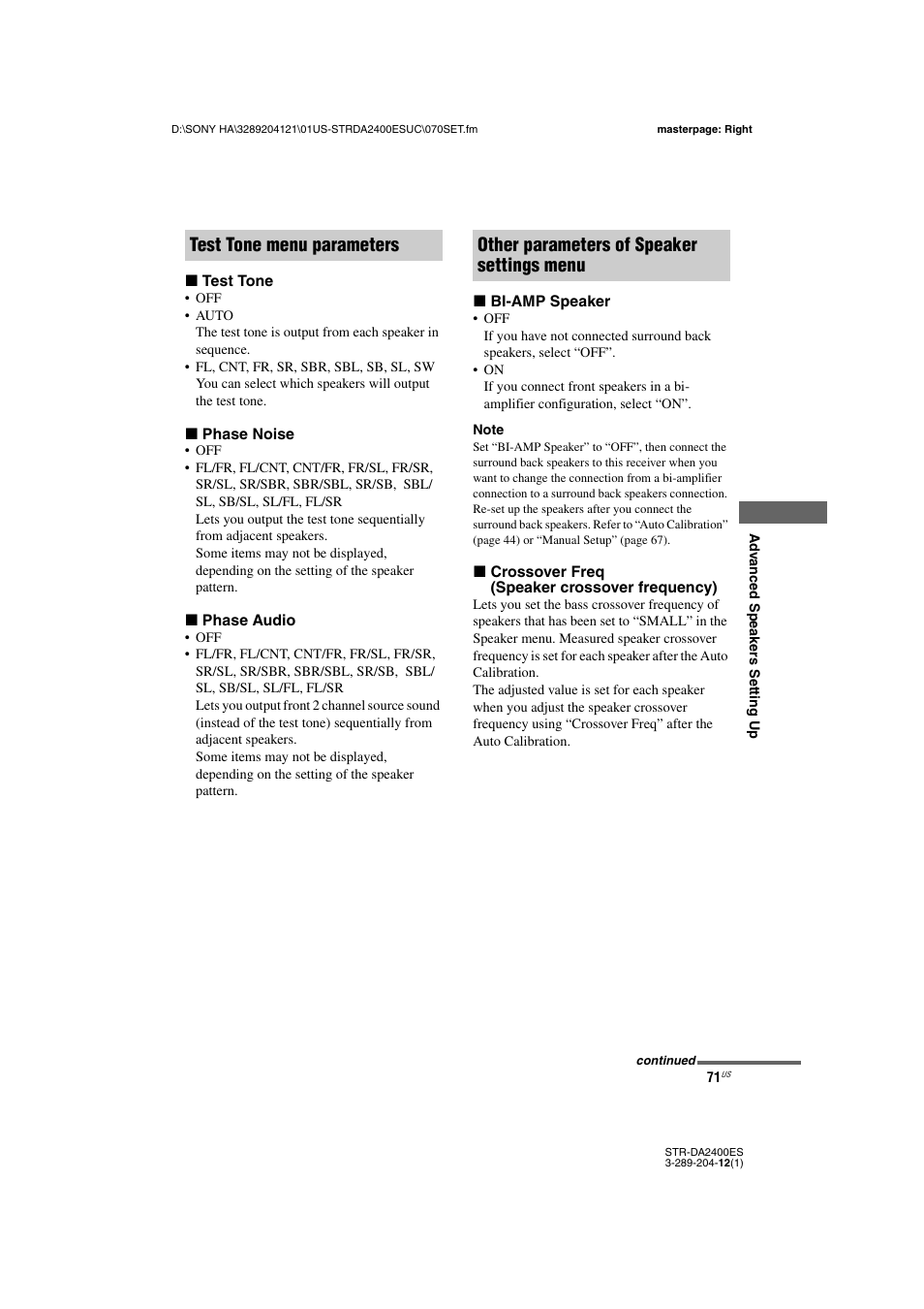 Sony 3-289-204-12(1) User Manual | Page 71 / 140