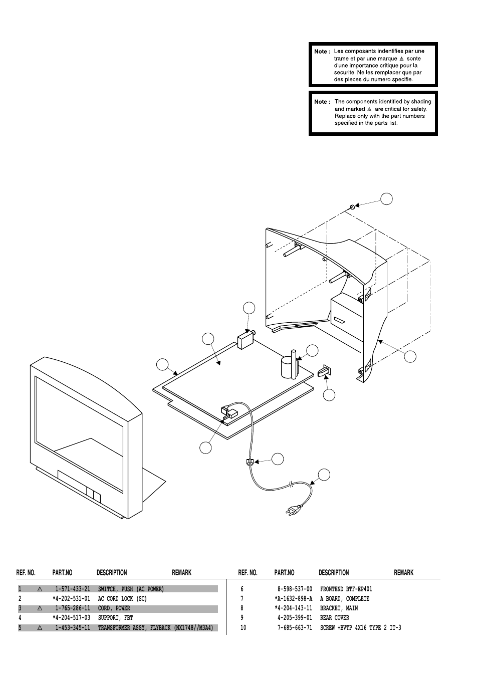 Sony FD Trinitron KV-21LT1E User Manual | Page 34 / 46