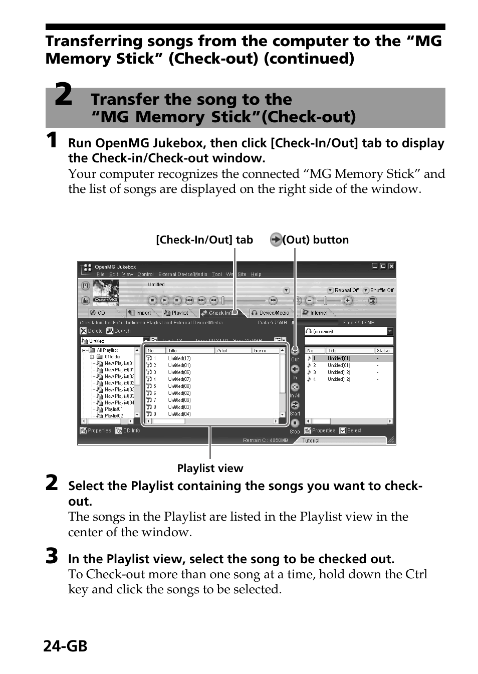 Sony MagicGate MSGC-US10 User Manual | Page 24 / 92