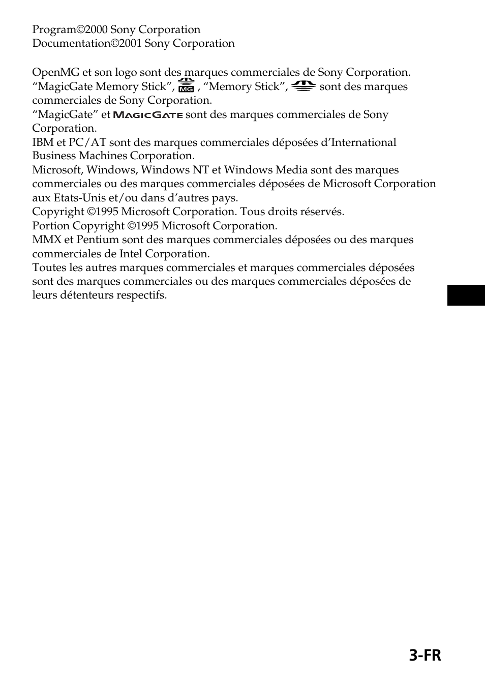 Sony MagicGate MSGC-US10 User Manual | Page 33 / 92
