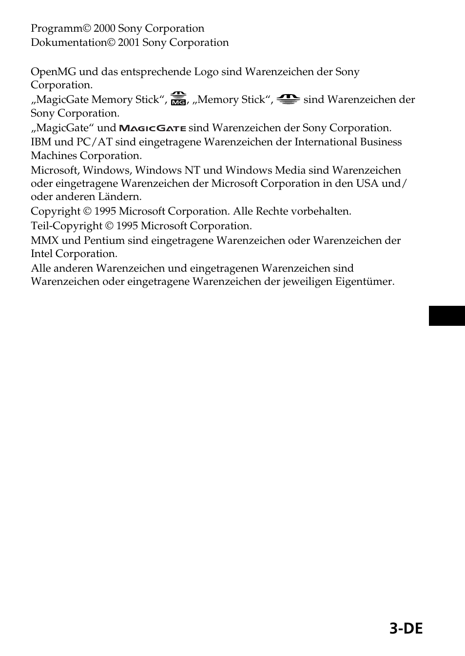 Sony MagicGate MSGC-US10 User Manual | Page 63 / 92