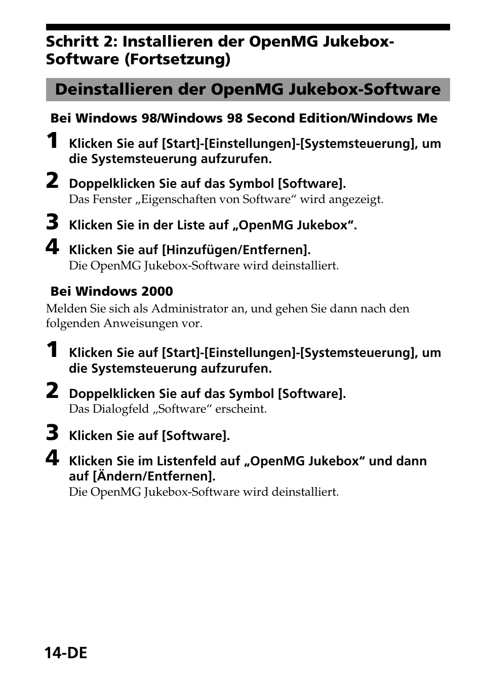 Sony MagicGate MSGC-US10 User Manual | Page 74 / 92