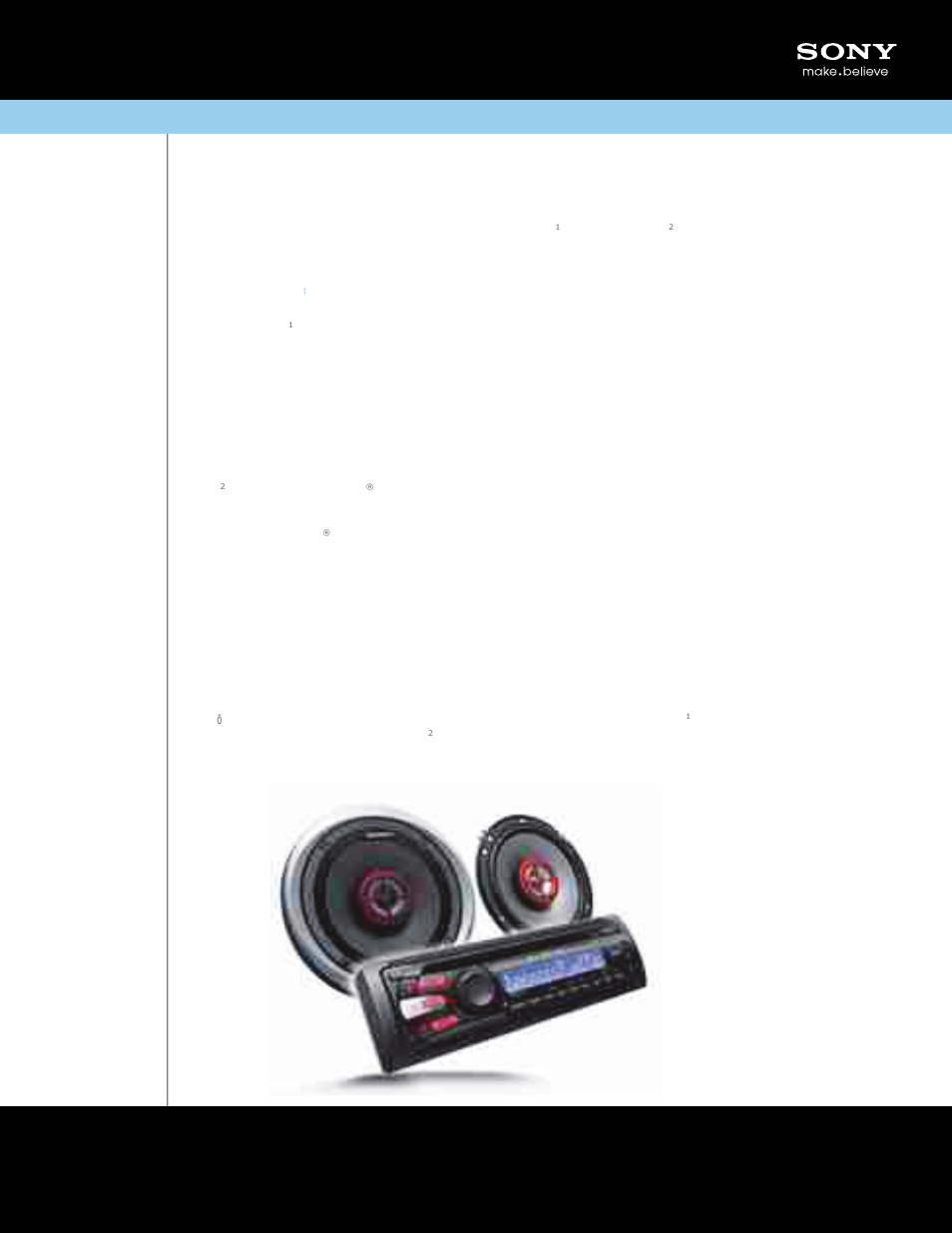 Sony CXS-GT3516F User Manual | 2 pages