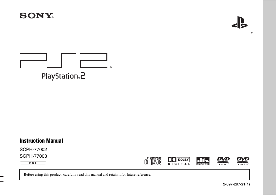 Sony SCPH-77002 User Manual | 56 pages