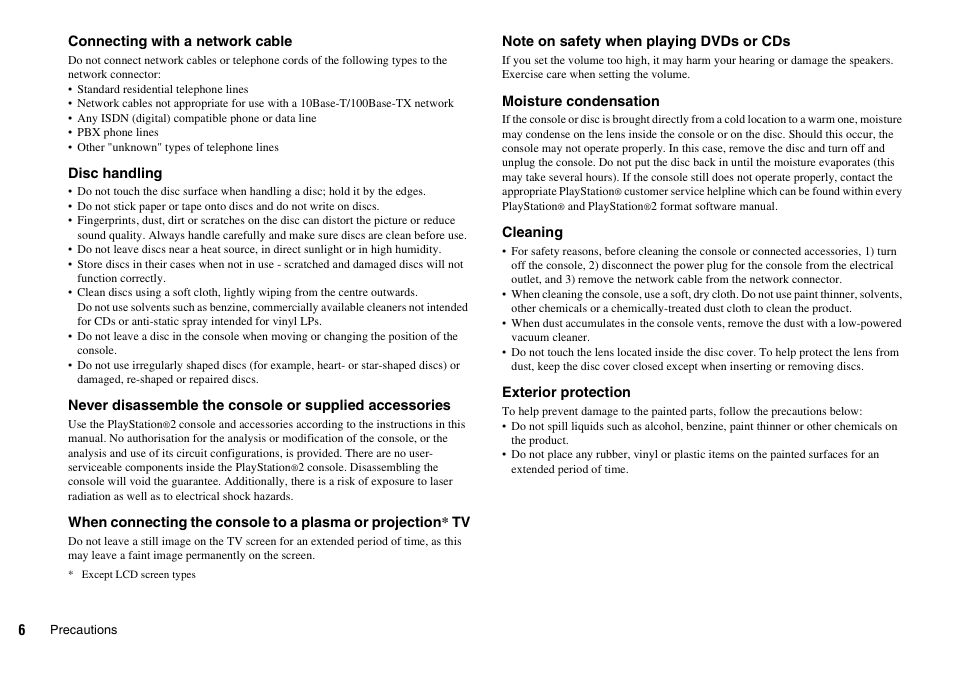 Sony SCPH-77002 User Manual | Page 6 / 56