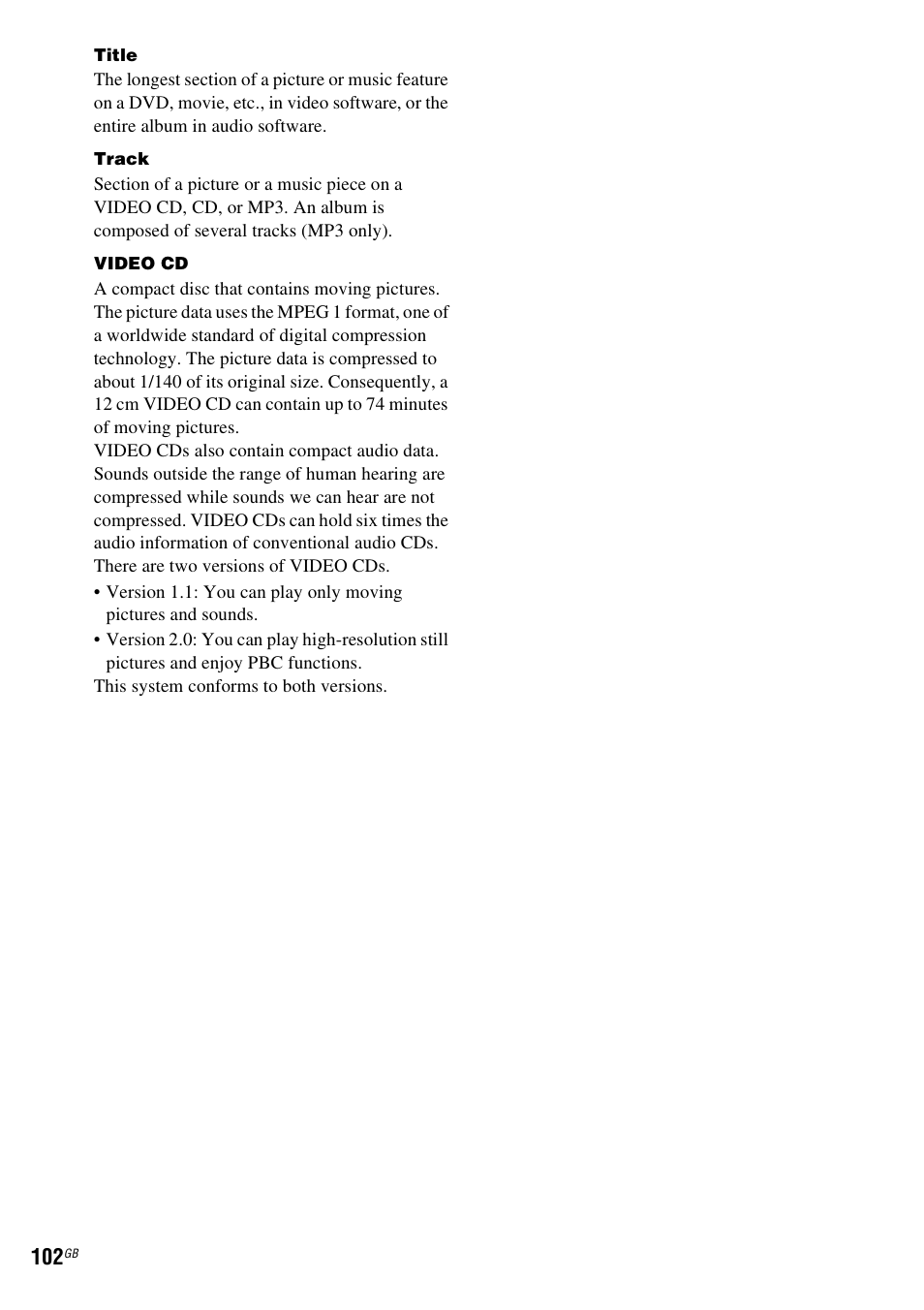 Sony DAV-DZ531W User Manual | Page 102 / 116