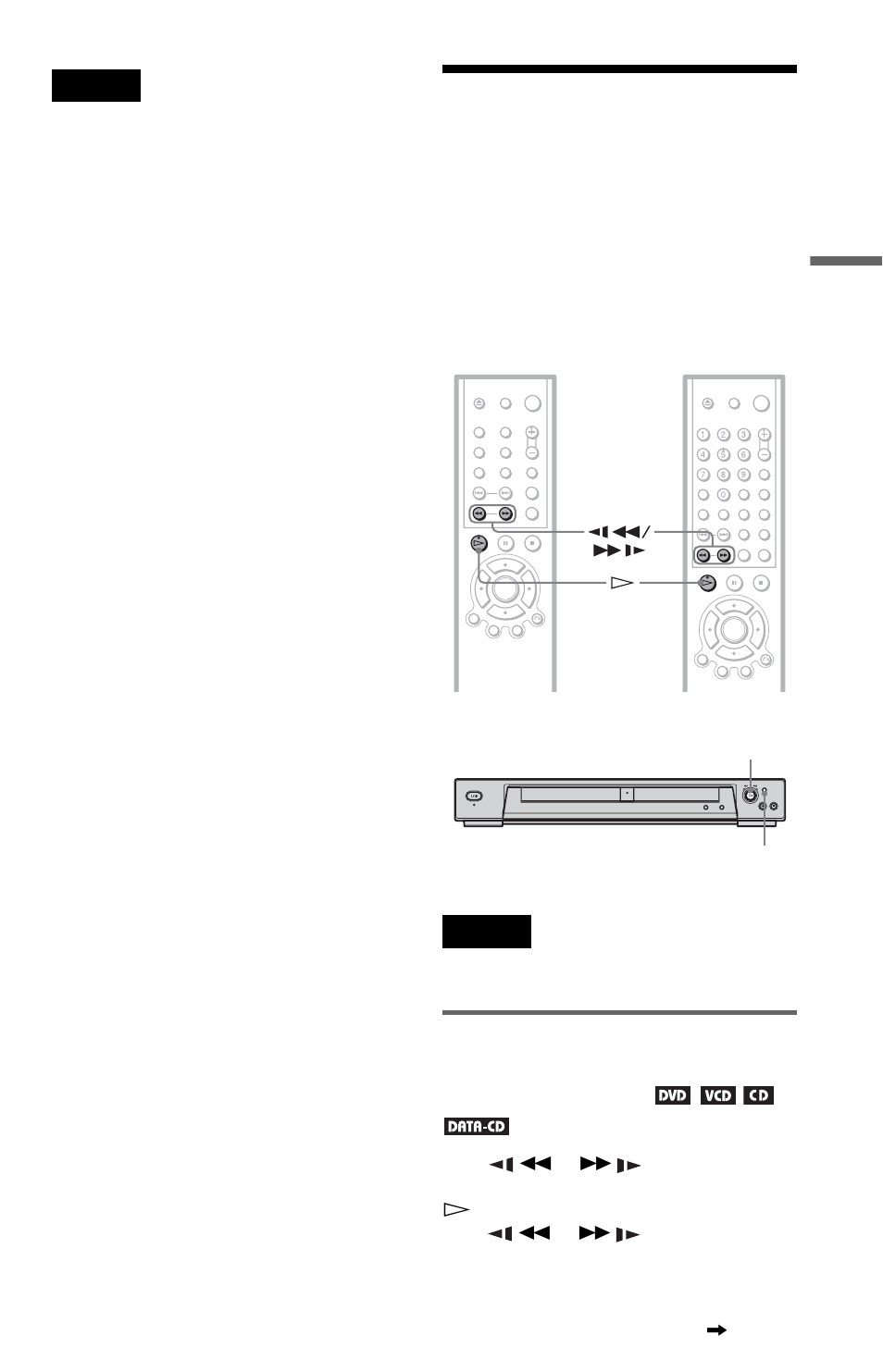 Freeze frame), Searching for a particular point on a disc | Sony DVP-NS315 User Manual | Page 29 / 72
