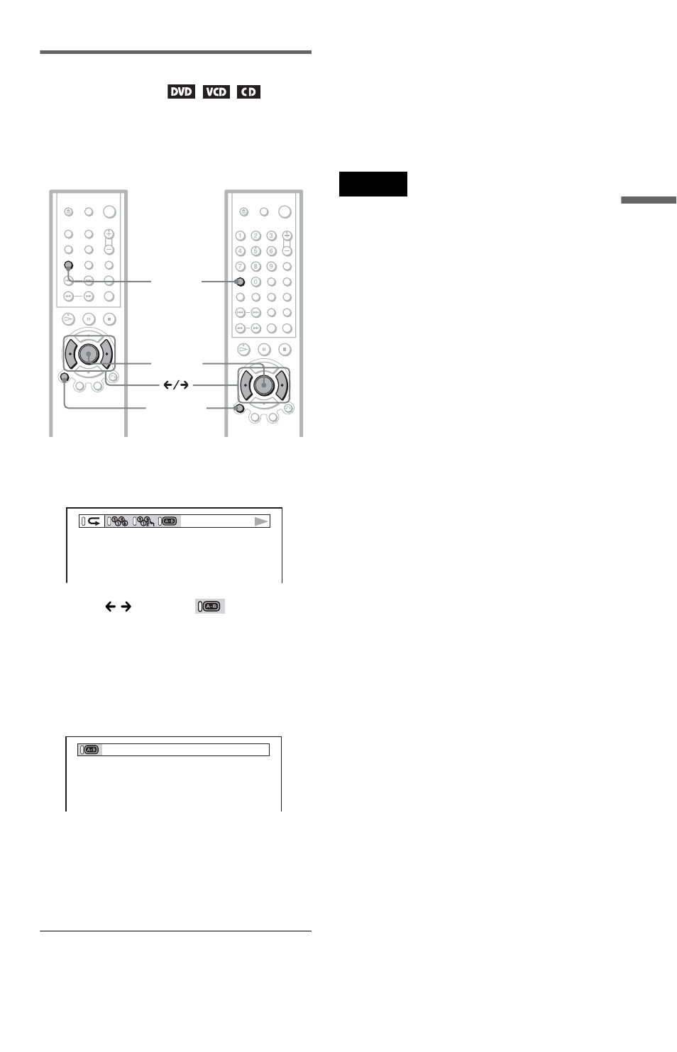 Repeating a specific portion (a- b repeat play) | Sony DVP-NS315 User Manual | Page 39 / 72