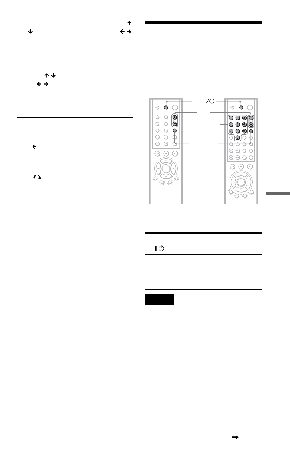Controlling your tv with the supplied remote, N (55 | Sony DVP-NS315 User Manual | Page 55 / 72