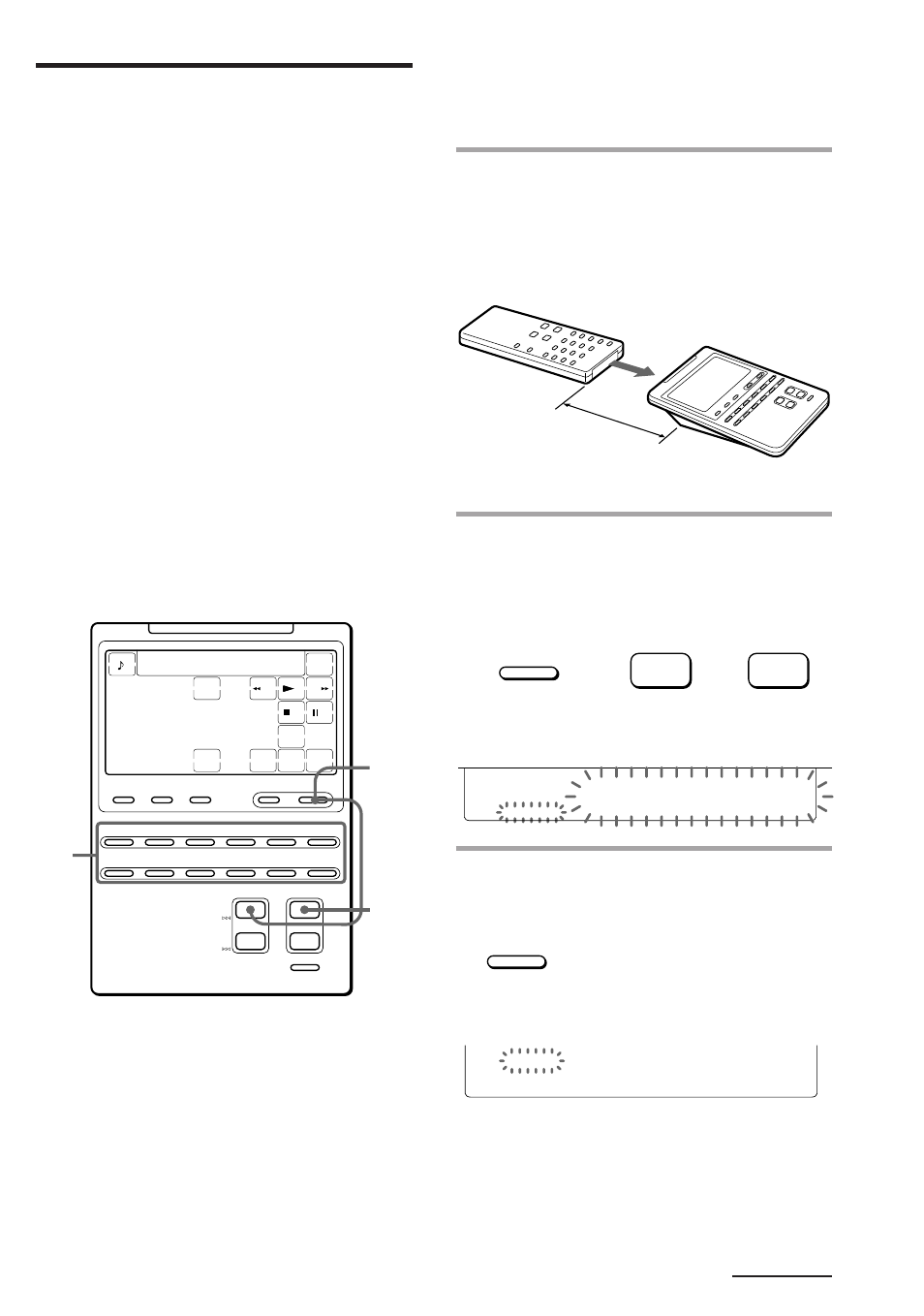 Press the desired component select button, Learn” appears and all the component names flash, Continued | Sony RM-AV2000 User Manual | Page 25 / 52