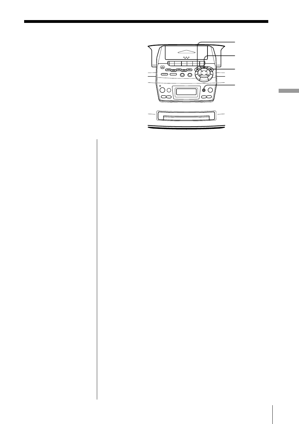 Presetting radio stations | Sony CFD-S47L User Manual | Page 19 / 68