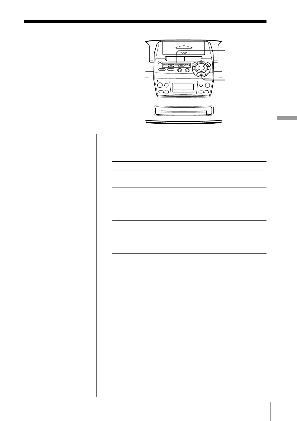 Selecting the audio emphasis | Sony CFD-S47L User Manual | Page 27 / 68