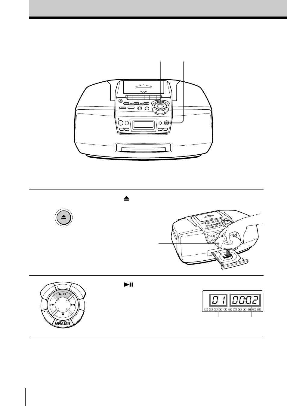 Reproducción de un cd | Sony CFD-S47L User Manual | Page 38 / 68