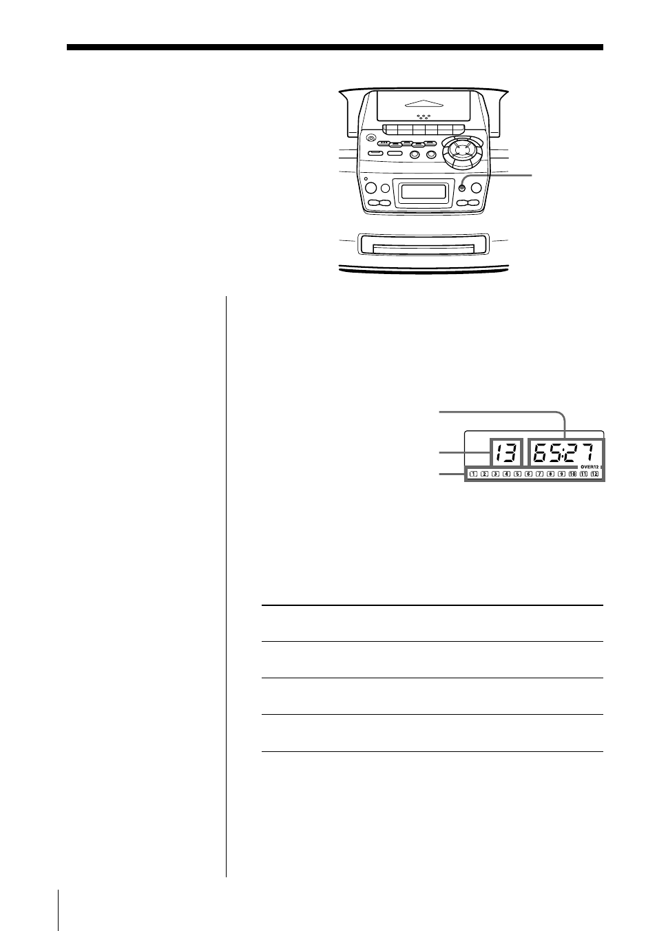 Utilización del visualizador | Sony CFD-S47L User Manual | Page 46 / 68