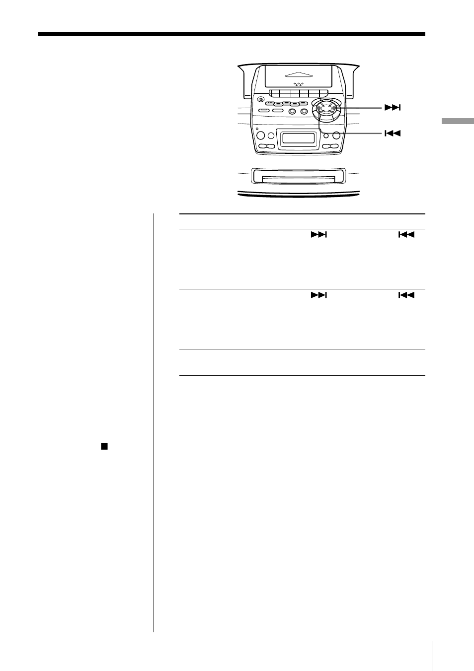 Localización de un punto específico de una canción | Sony CFD-S47L User Manual | Page 47 / 68