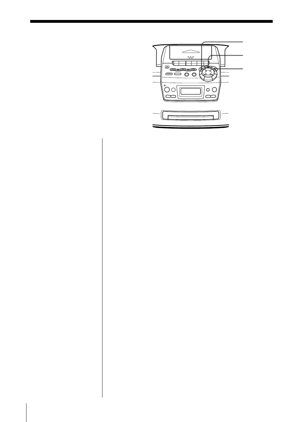 Sintonía de emisoras almacenadas | Sony CFD-S47L User Manual | Page 54 / 68