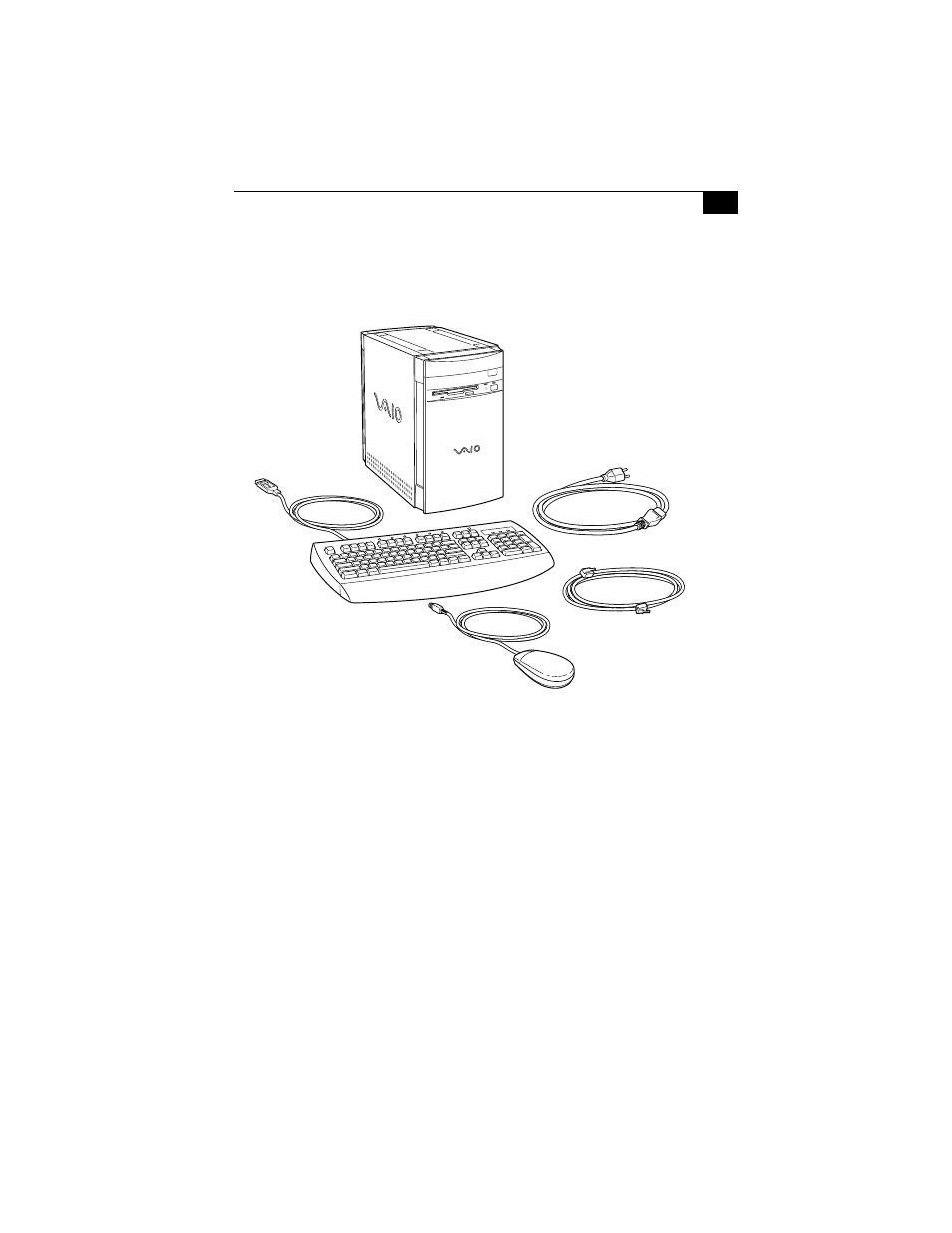 Unpacking your computer | Sony PCV-E518DS User Manual | Page 7 / 29