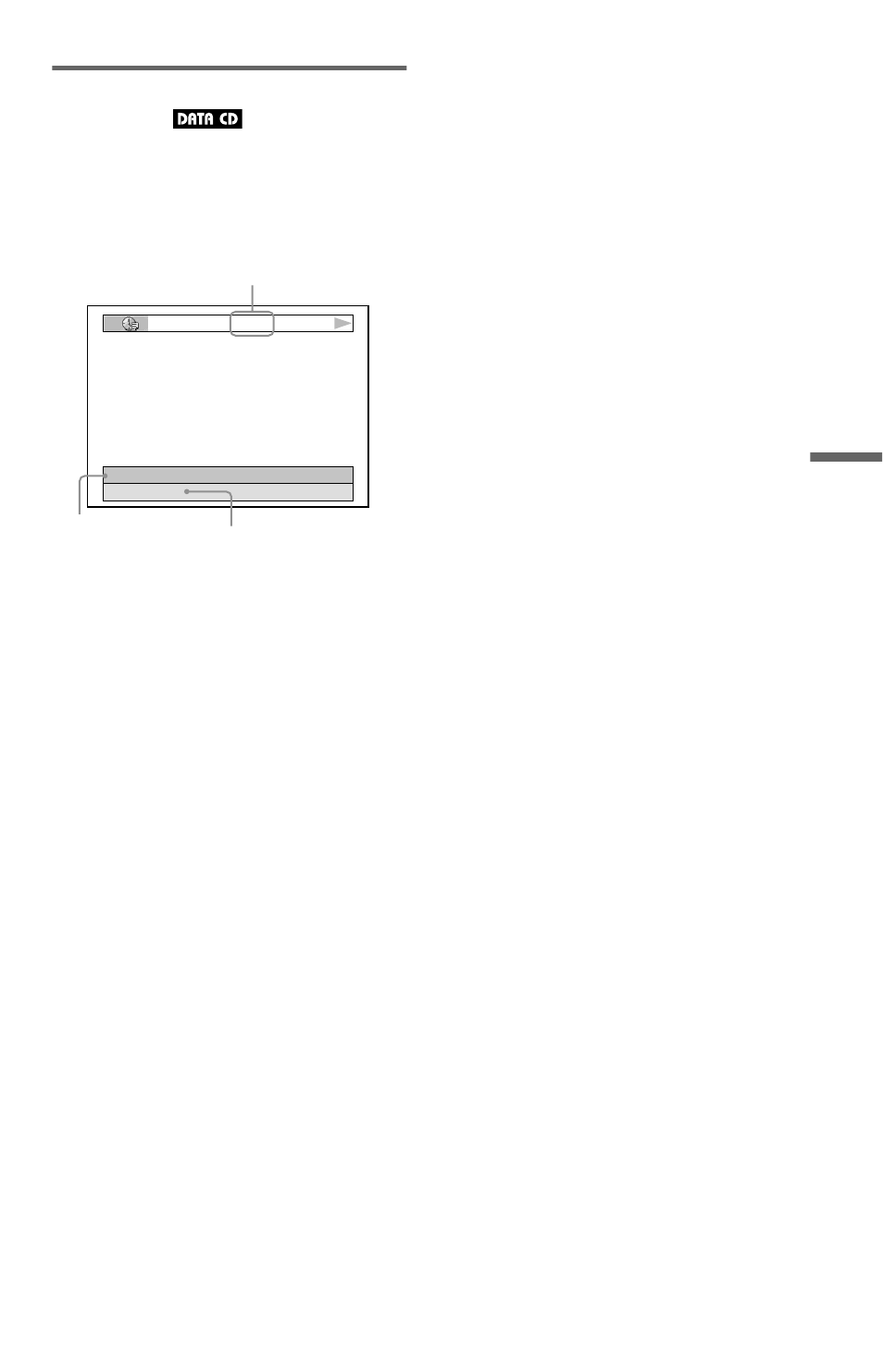 Checking the play information of a data cd | Sony DVP-K370 User Manual | Page 49 / 80