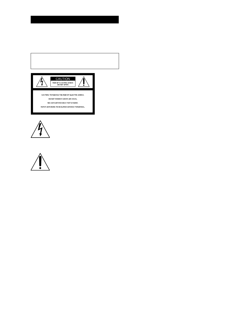 2warning | Sony SA-VE230 User Manual | Page 2 / 12