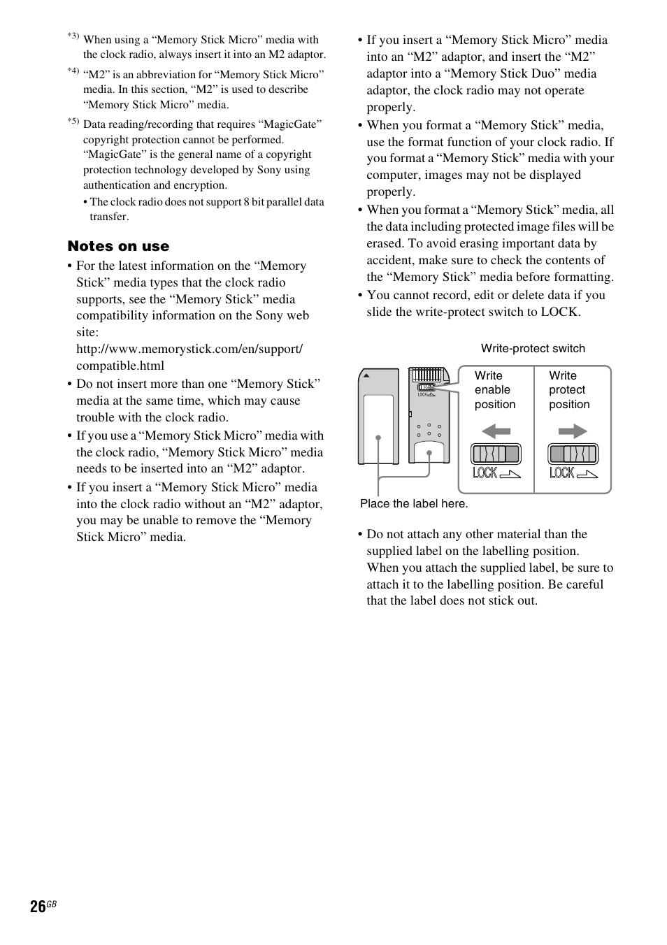 Sony DREAM MACHINE 4-154-584-35(1) User Manual | Page 26 / 32