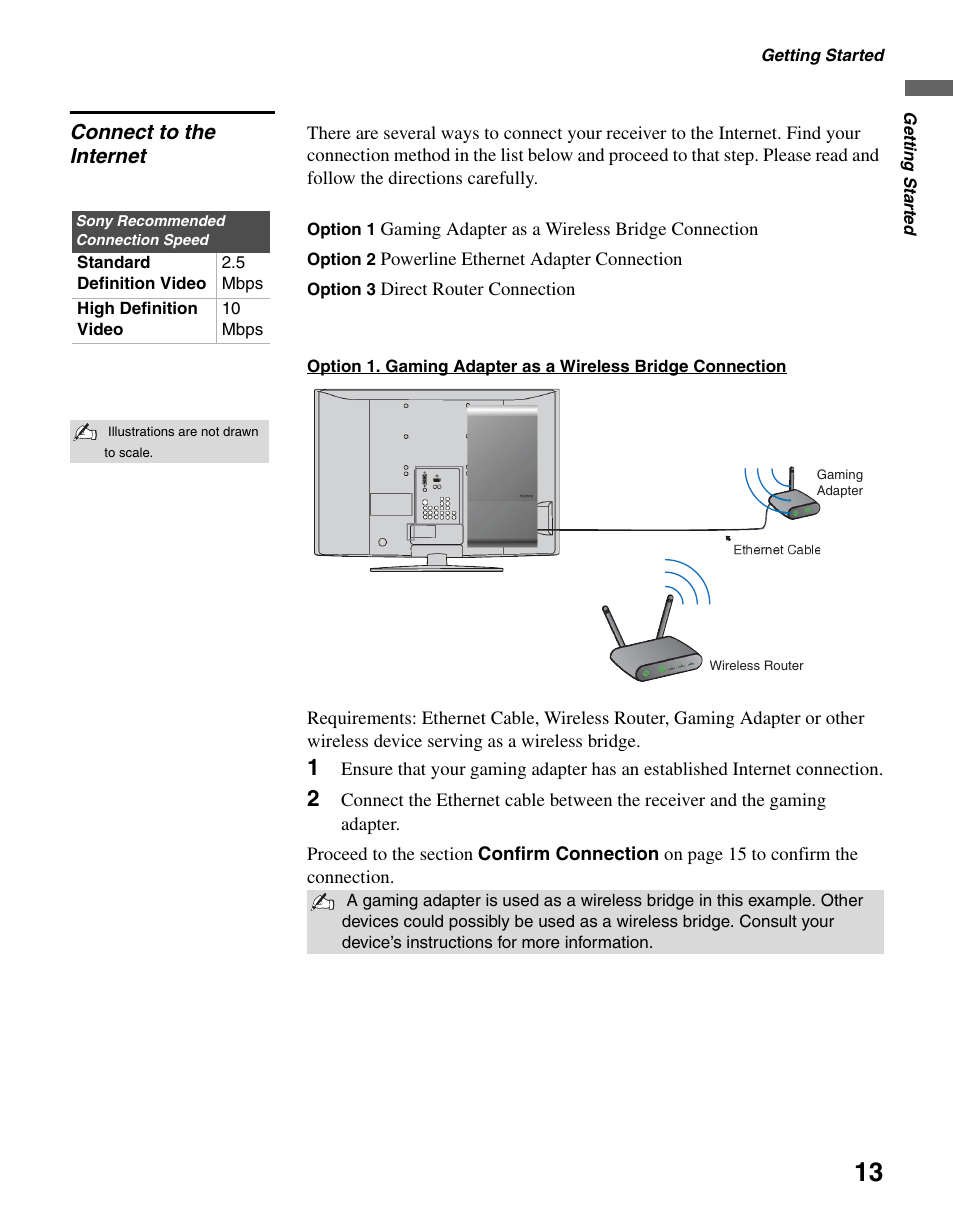 Connect to the internet | Sony DMX-NV1 User Manual | Page 13 / 54