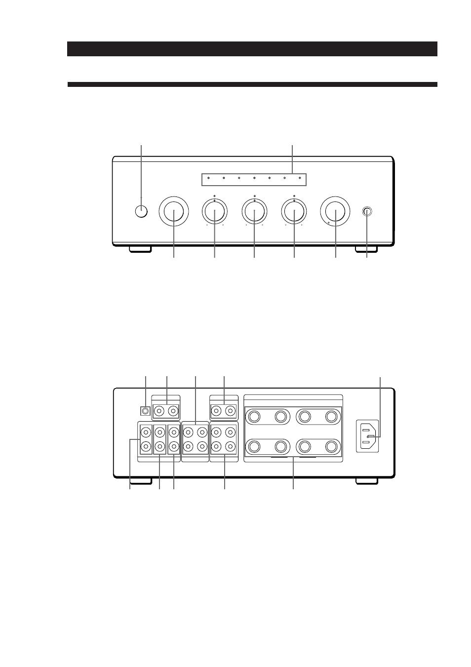 Description des panneaux avant et arrière, Informations supplémentaires | Sony TA-F5000 User Manual | Page 23 / 89