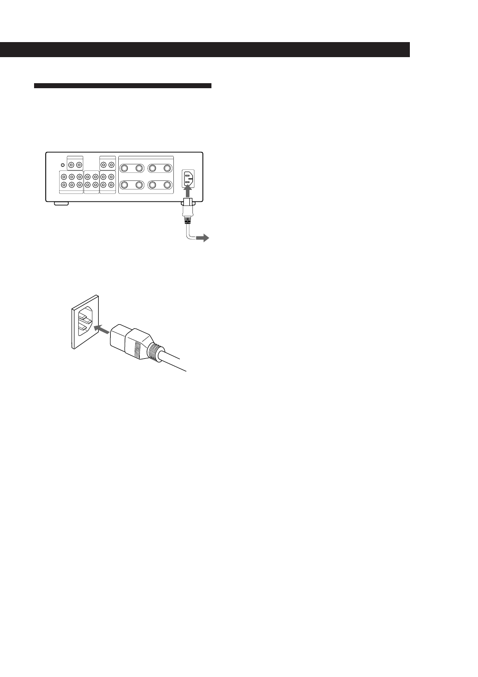 Mains lead hookups | Sony TA-F5000 User Manual | Page 7 / 89
