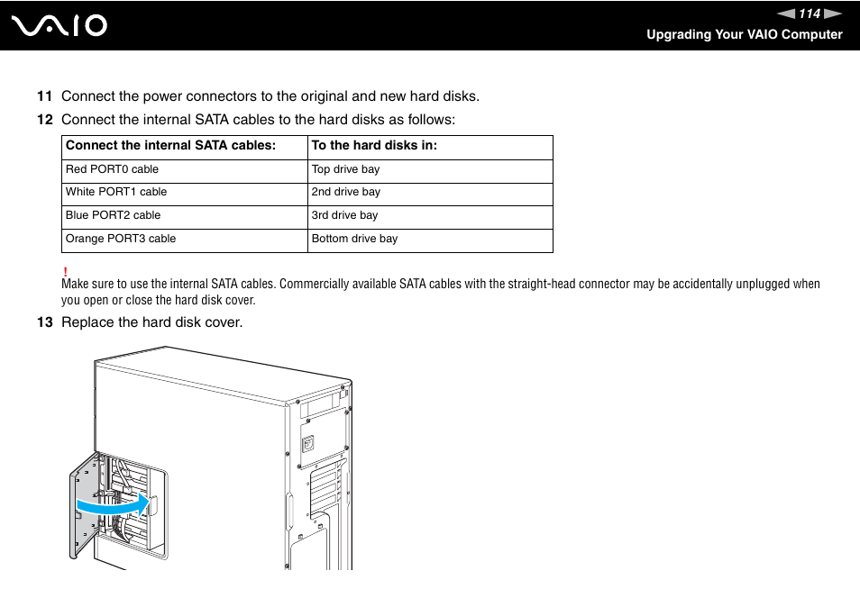 Sony VGC-RC210 User Manual | Page 114 / 175