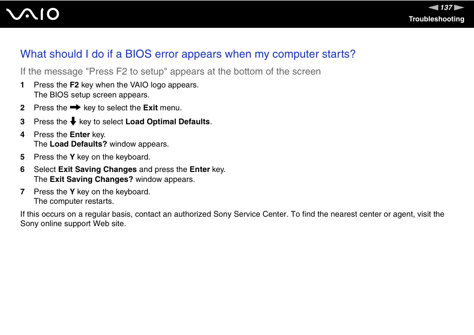 Sony VGC-RC210 User Manual | Page 137 / 175