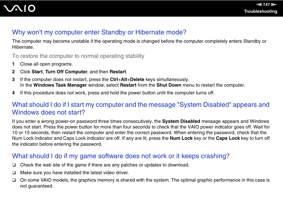 Sony VGC-RC210 User Manual | Page 141 / 175