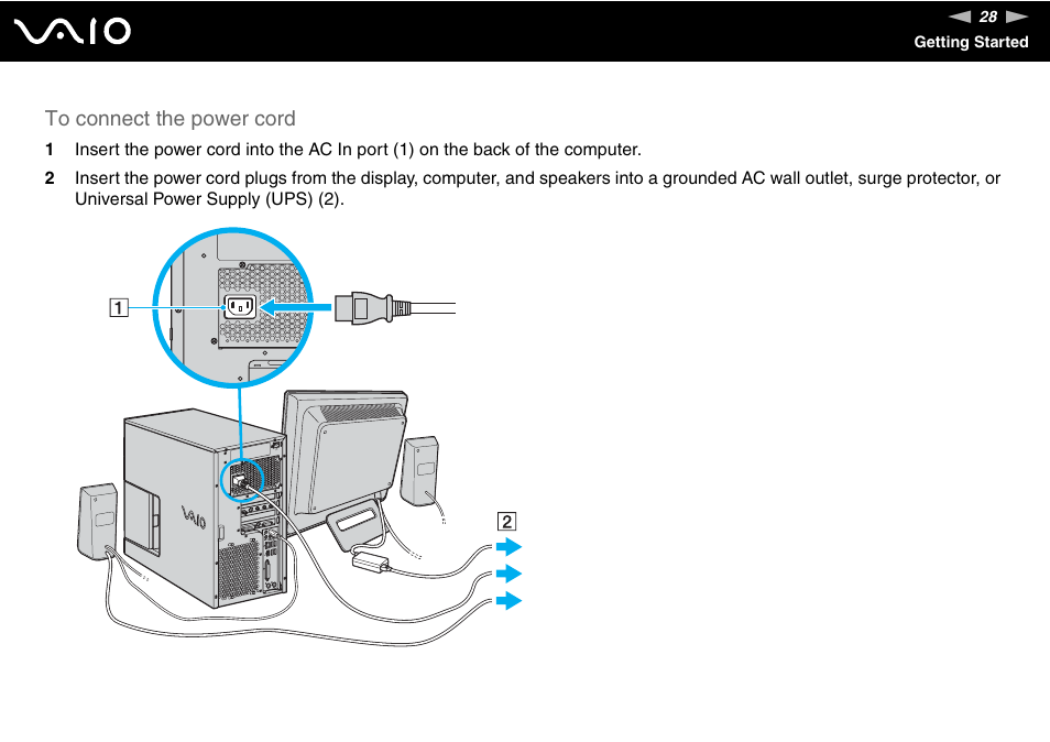 Sony VGC-RC210 User Manual | Page 28 / 175