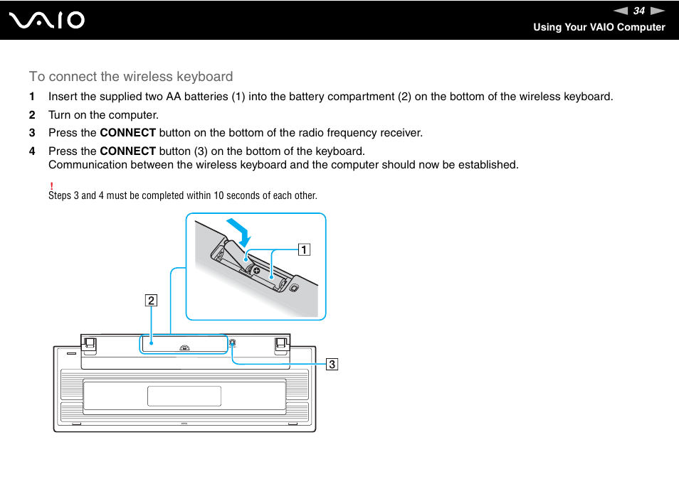 Sony VGC-RC210 User Manual | Page 34 / 175