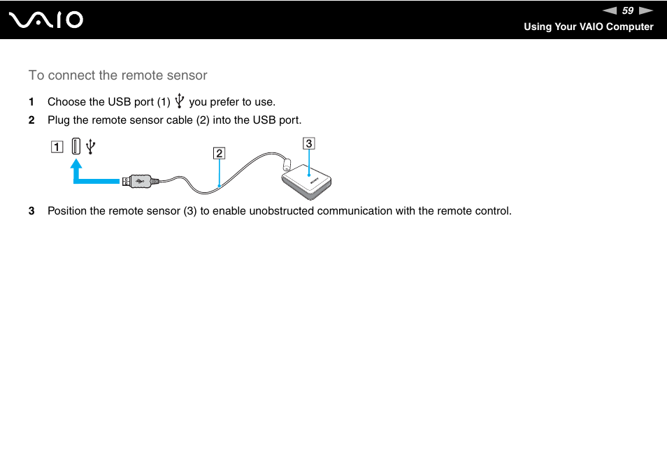 Sony VGC-RC210 User Manual | Page 59 / 175