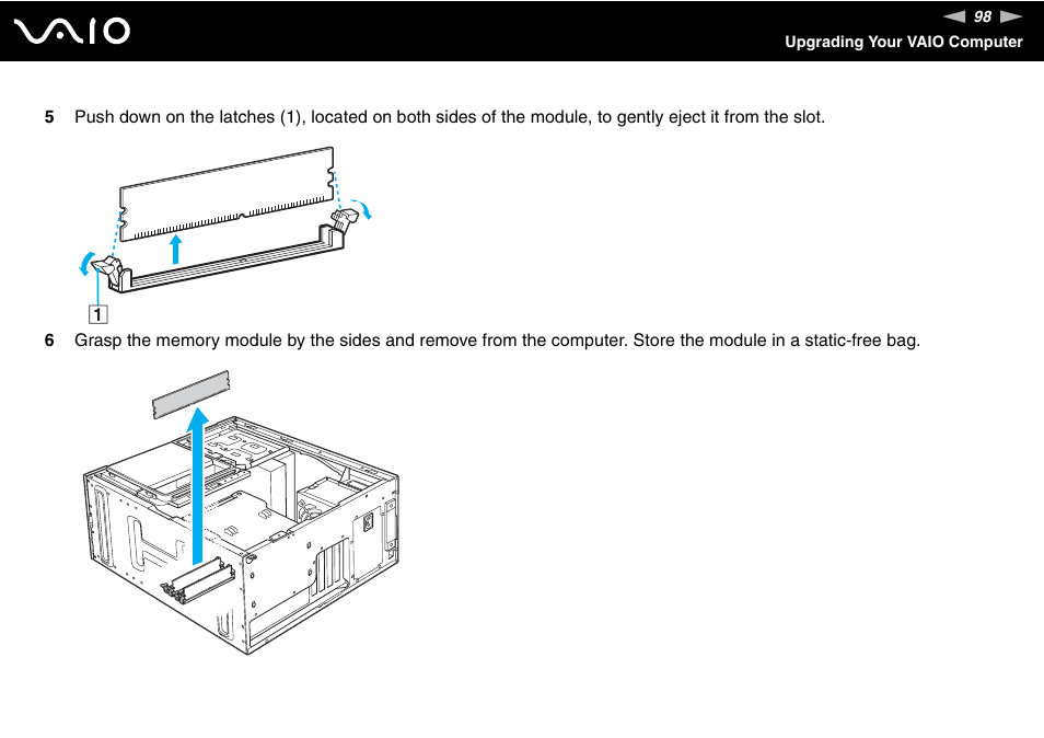 Sony VGC-RC210 User Manual | Page 98 / 175