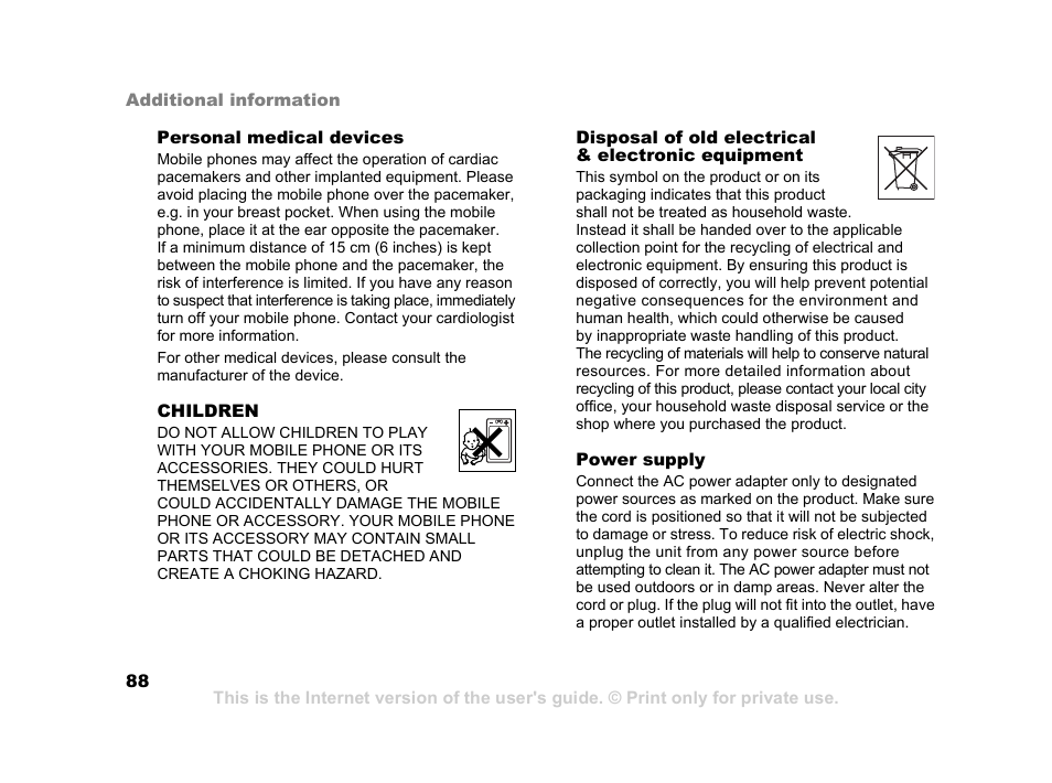 Sony K600i User Manual | Page 88 / 100