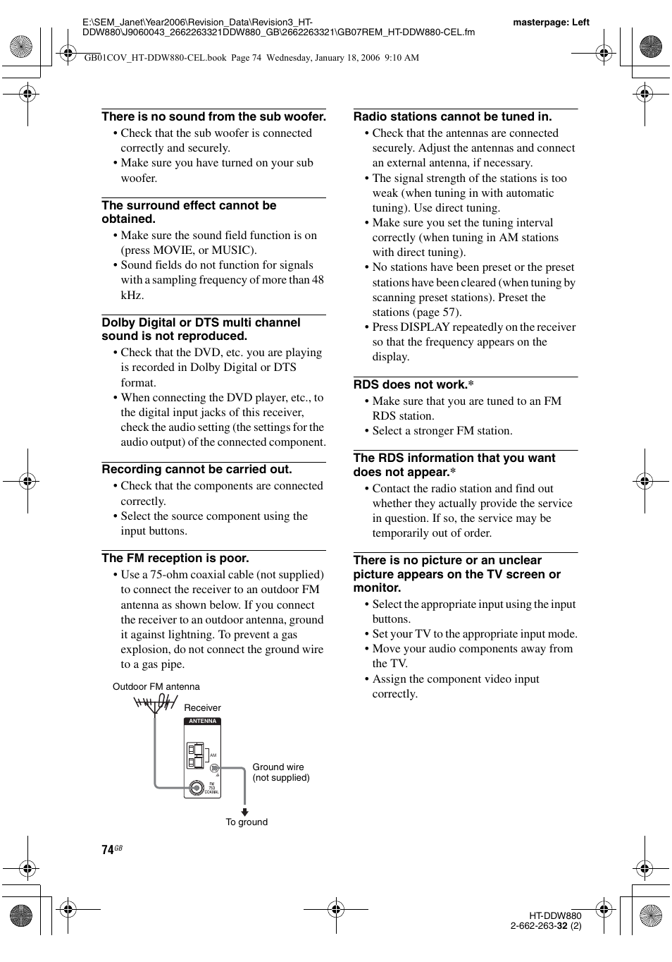 Sony HT-DDW880 User Manual | Page 74 / 80