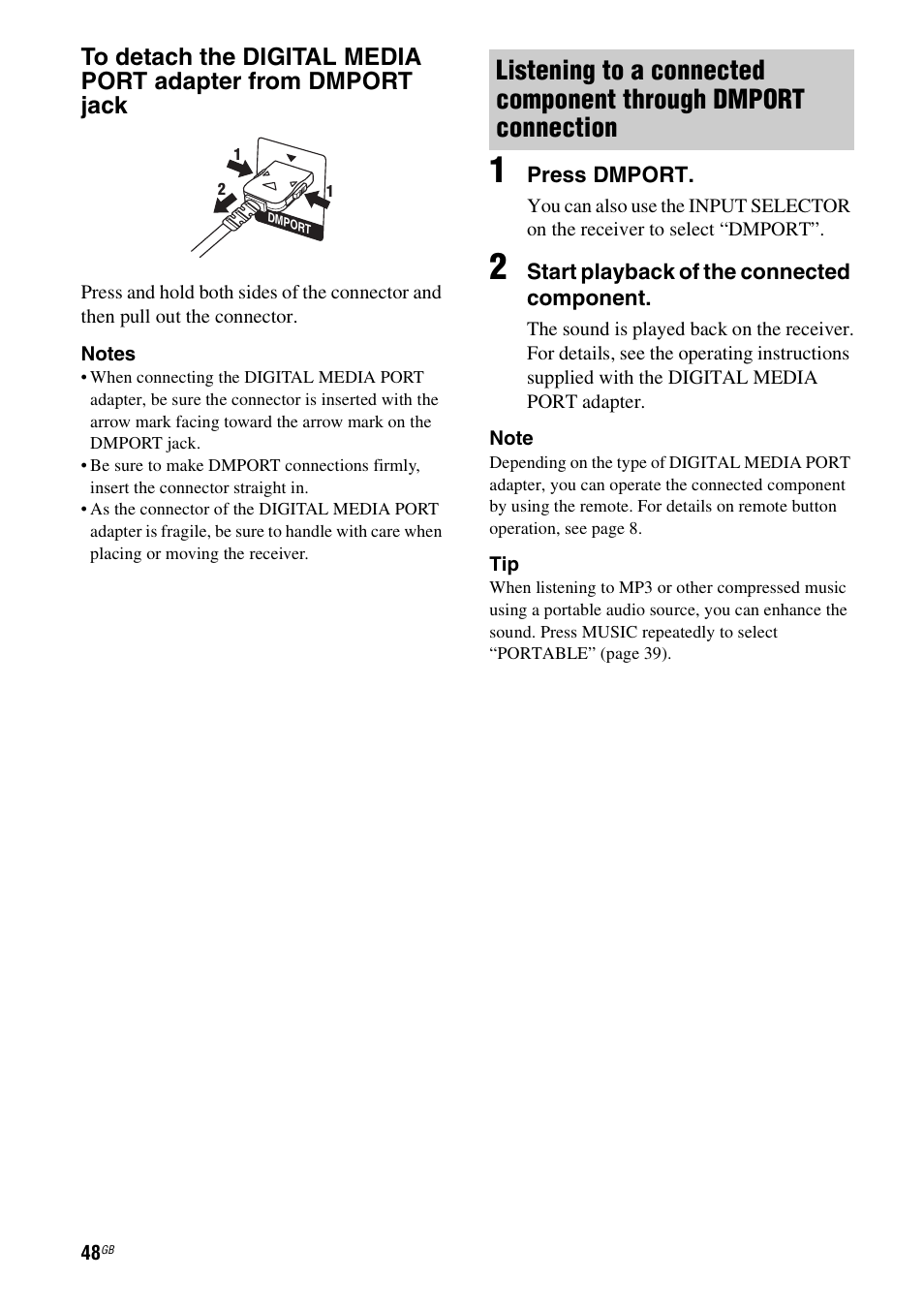 Sony model HTP-78SS User Manual | Page 48 / 60