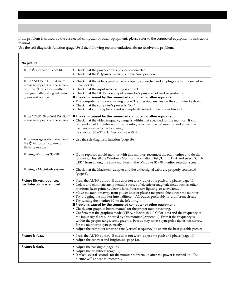 Sony CPD-L181 User Manual | Page 18 / 96