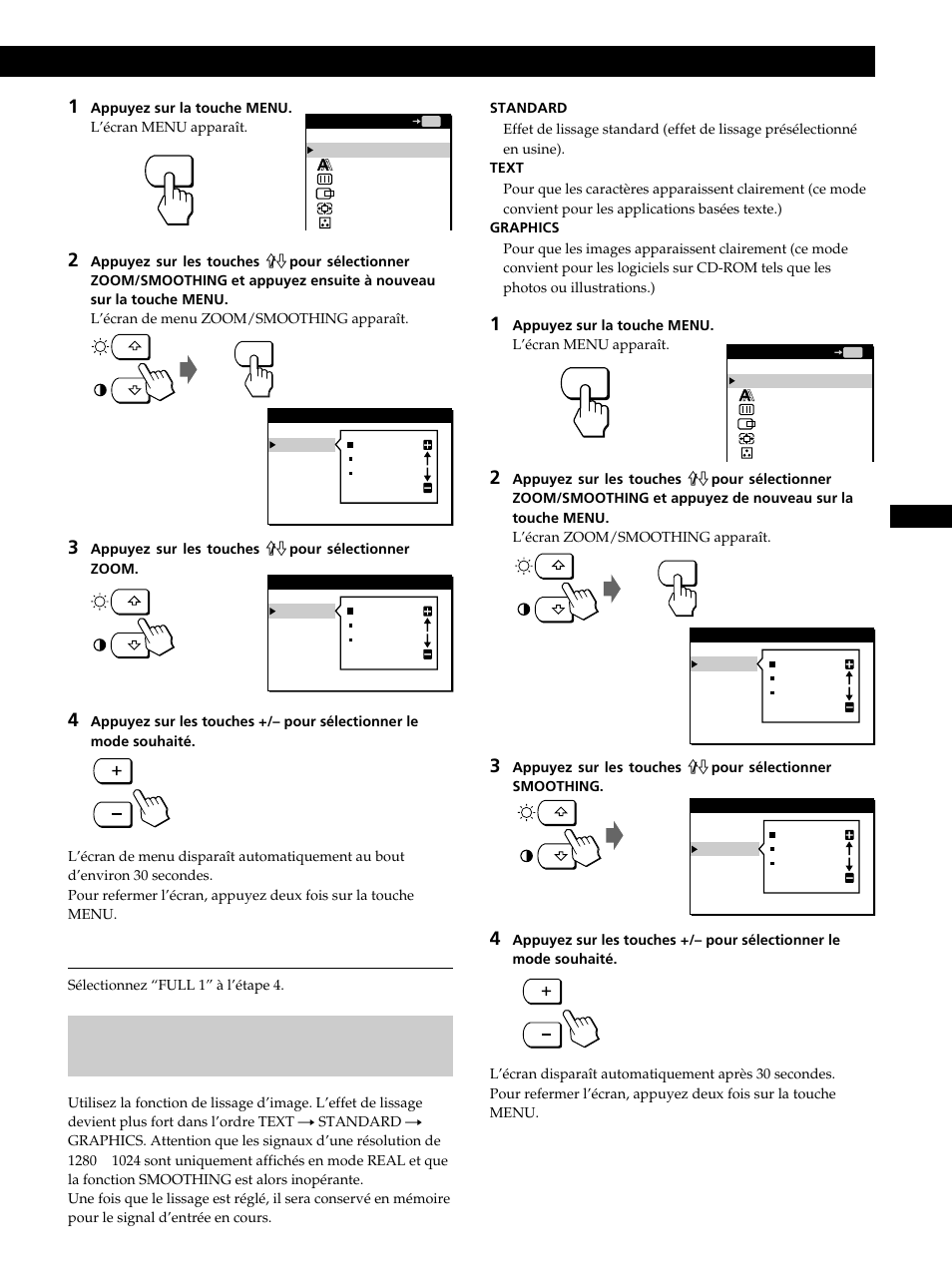 Personnalisation du moniteur | Sony CPD-L181 User Manual | Page 31 / 96