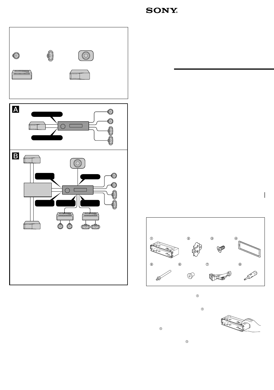 Sony CDX-C6850R User Manual | 4 pages