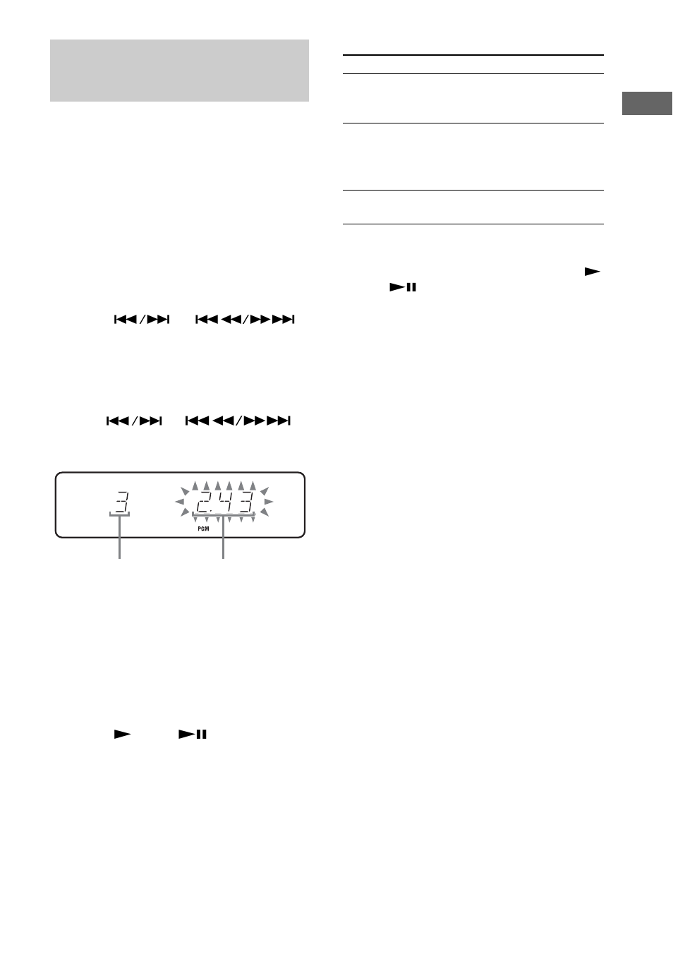 Creating your own program, Program play, They are r | Depend, Le play | Sony CMT-GPX6 User Manual | Page 11 / 36