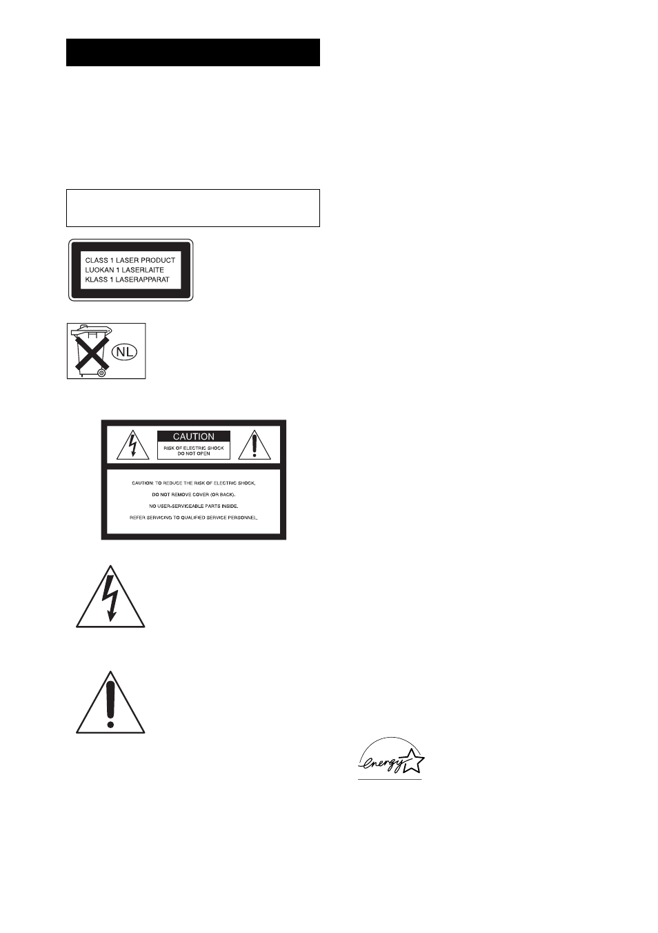 Warning | Sony CMT-GPX6 User Manual | Page 2 / 36
