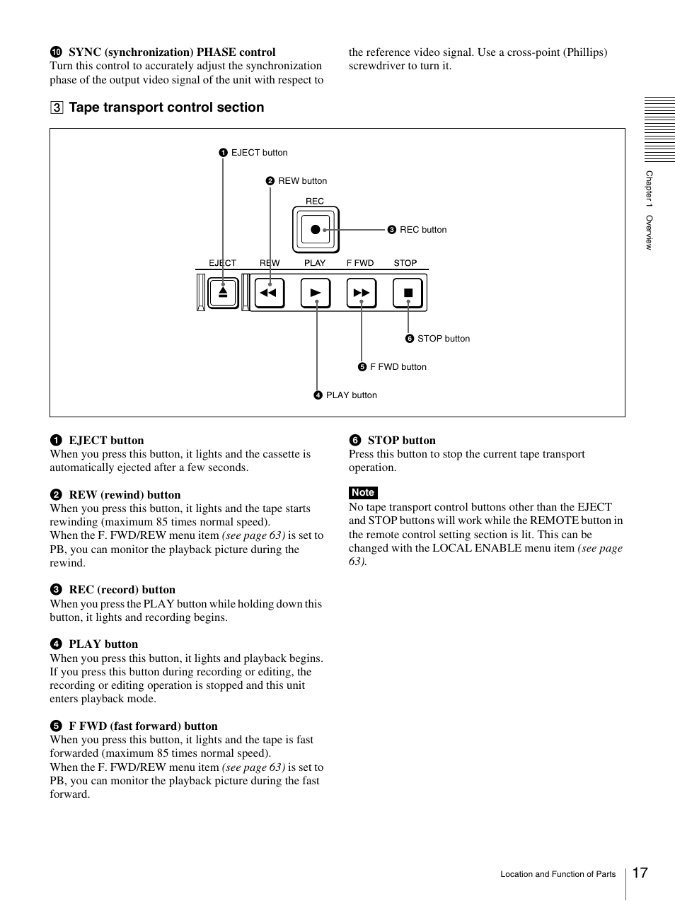 Sony DSR-1800AP User Manual | Page 17 / 112