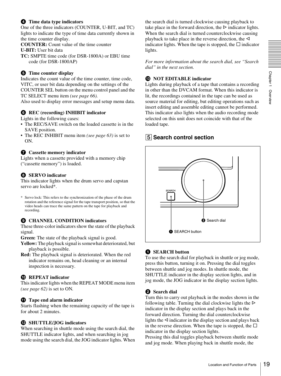 Sony DSR-1800AP User Manual | Page 19 / 112